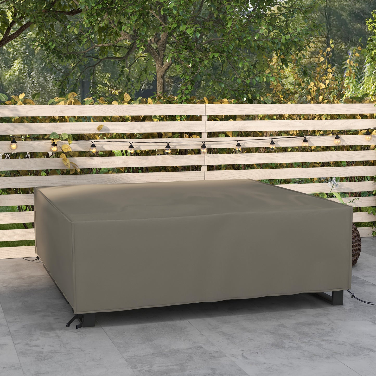 Large Square Patio Garden Furniture Set Cover 600D Oxford Waterproof