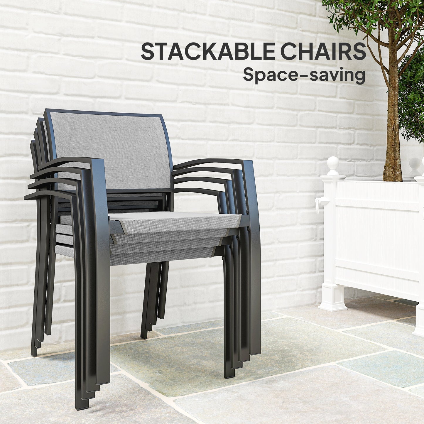 Five-Piece Outdoor Garden Dining Set