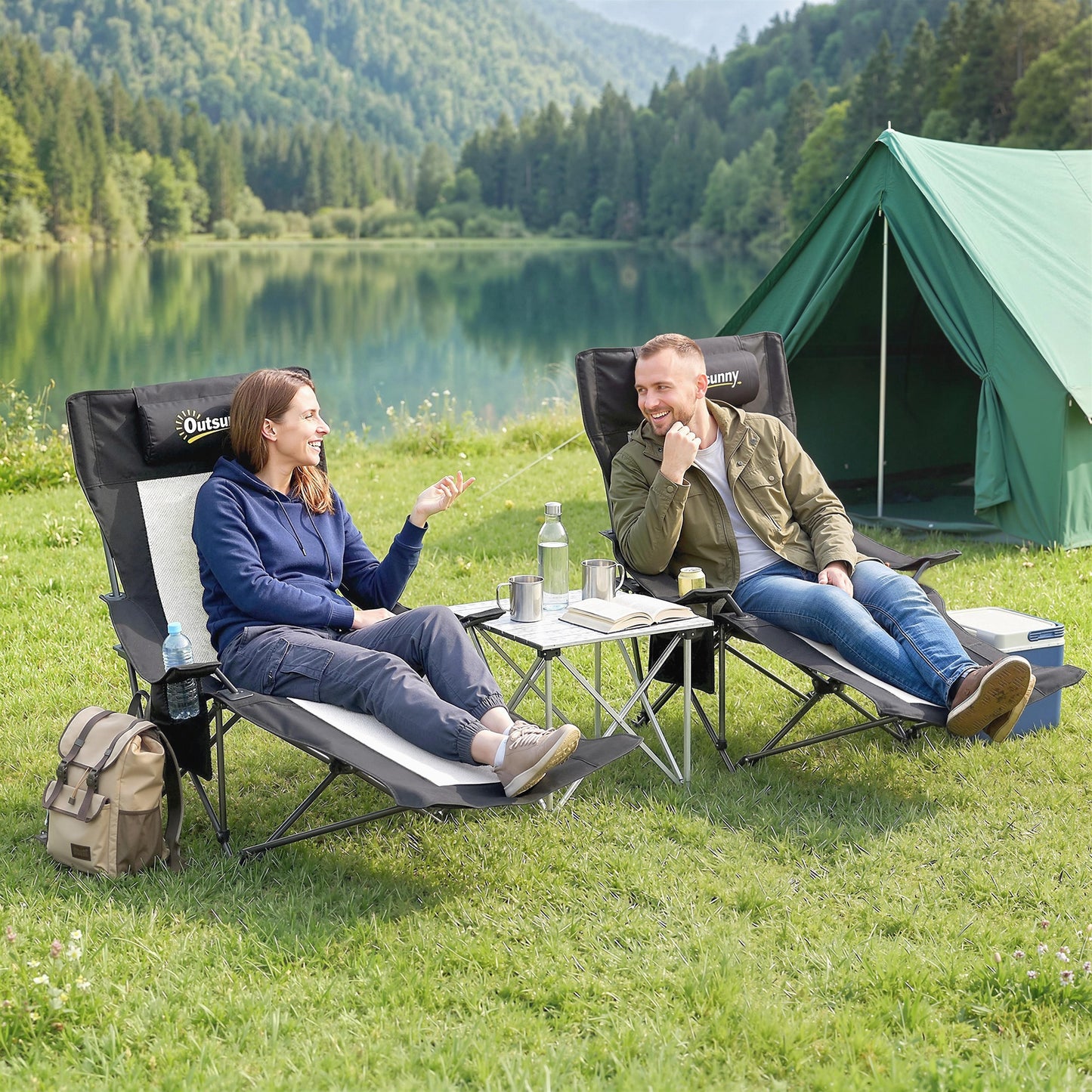 Camping Chair Reclining Portable Camp Chair