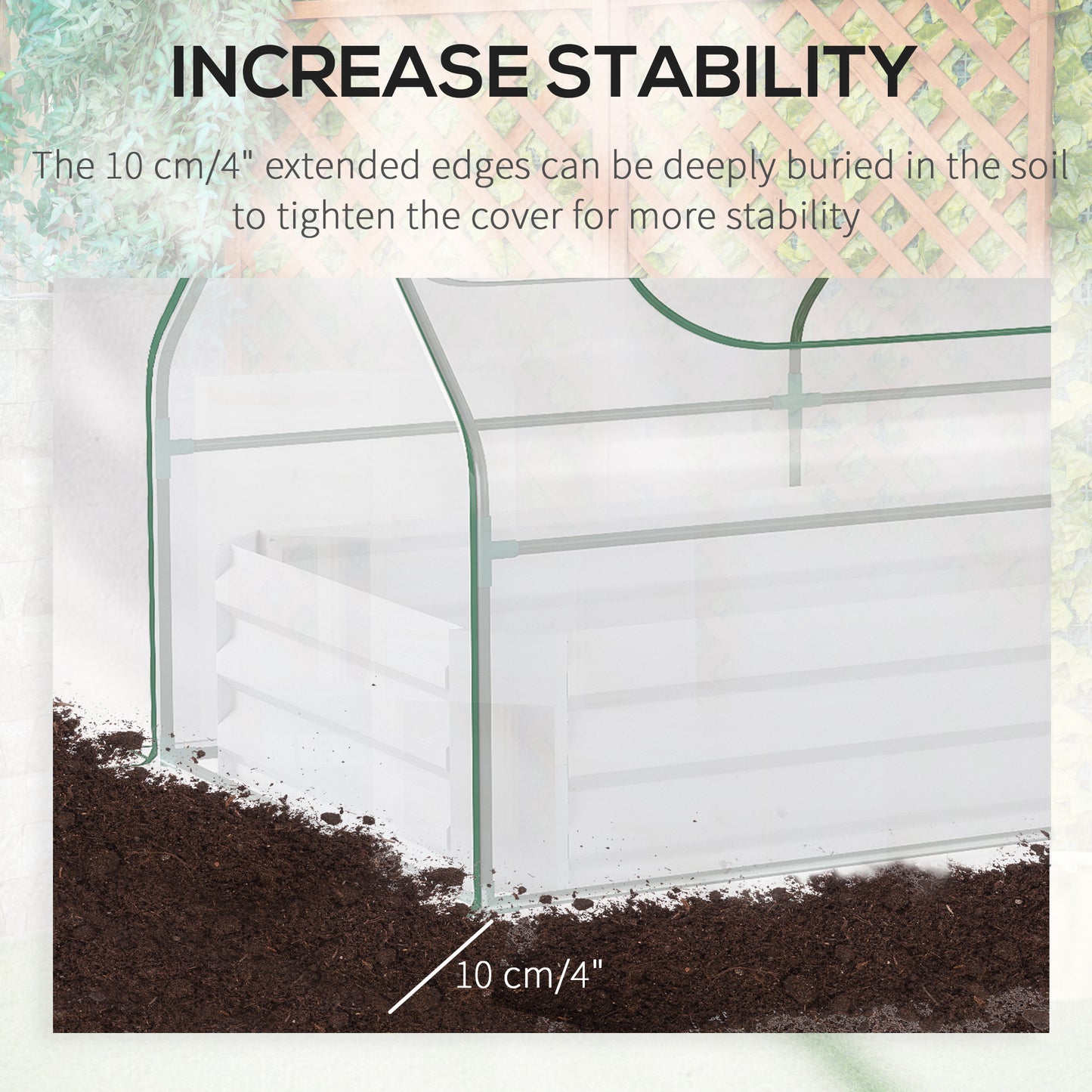 Raised Garden Bed with Greenhouse (1)