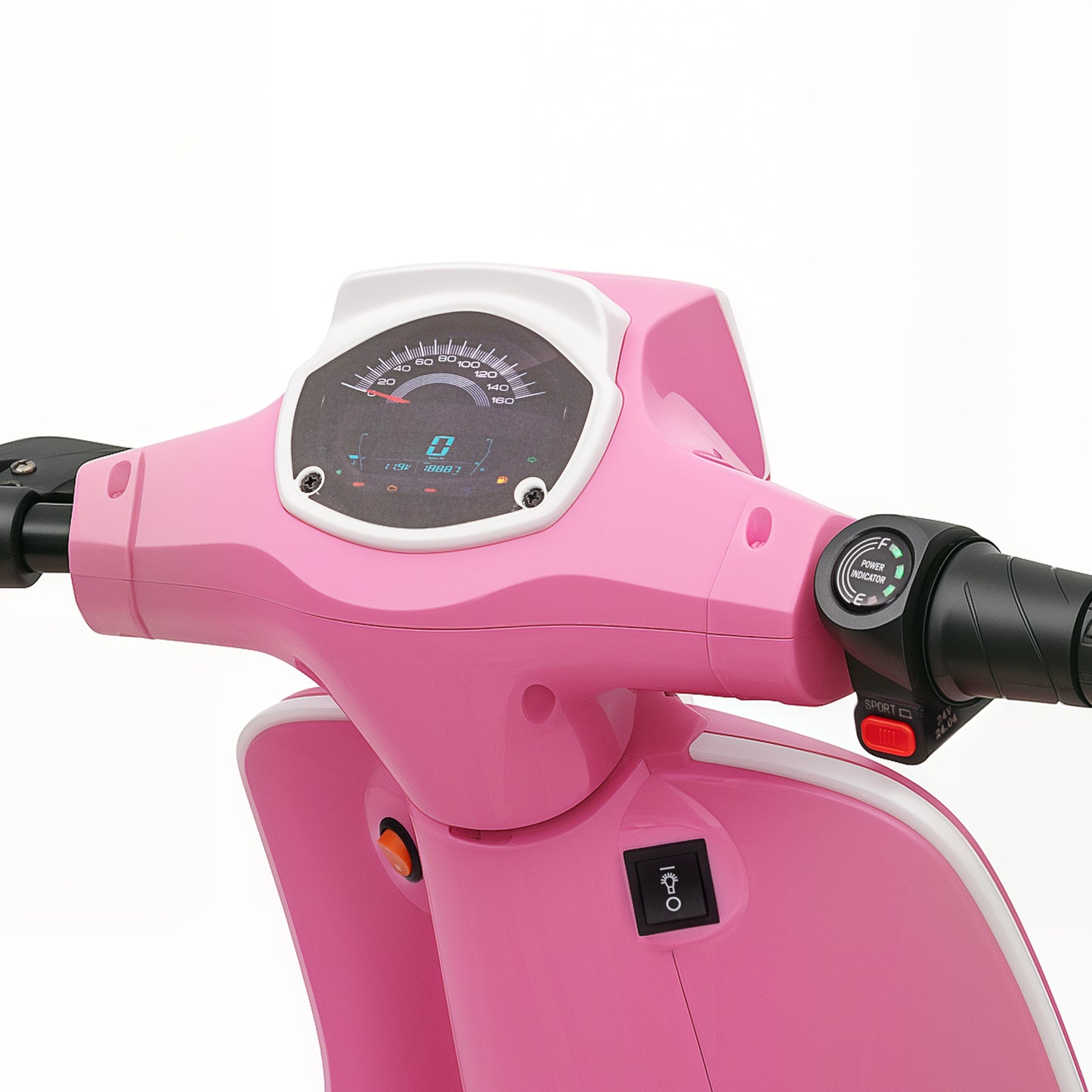 24V Kids Electric Motorbike, Ride on Motorcycle with Manual Throttle
