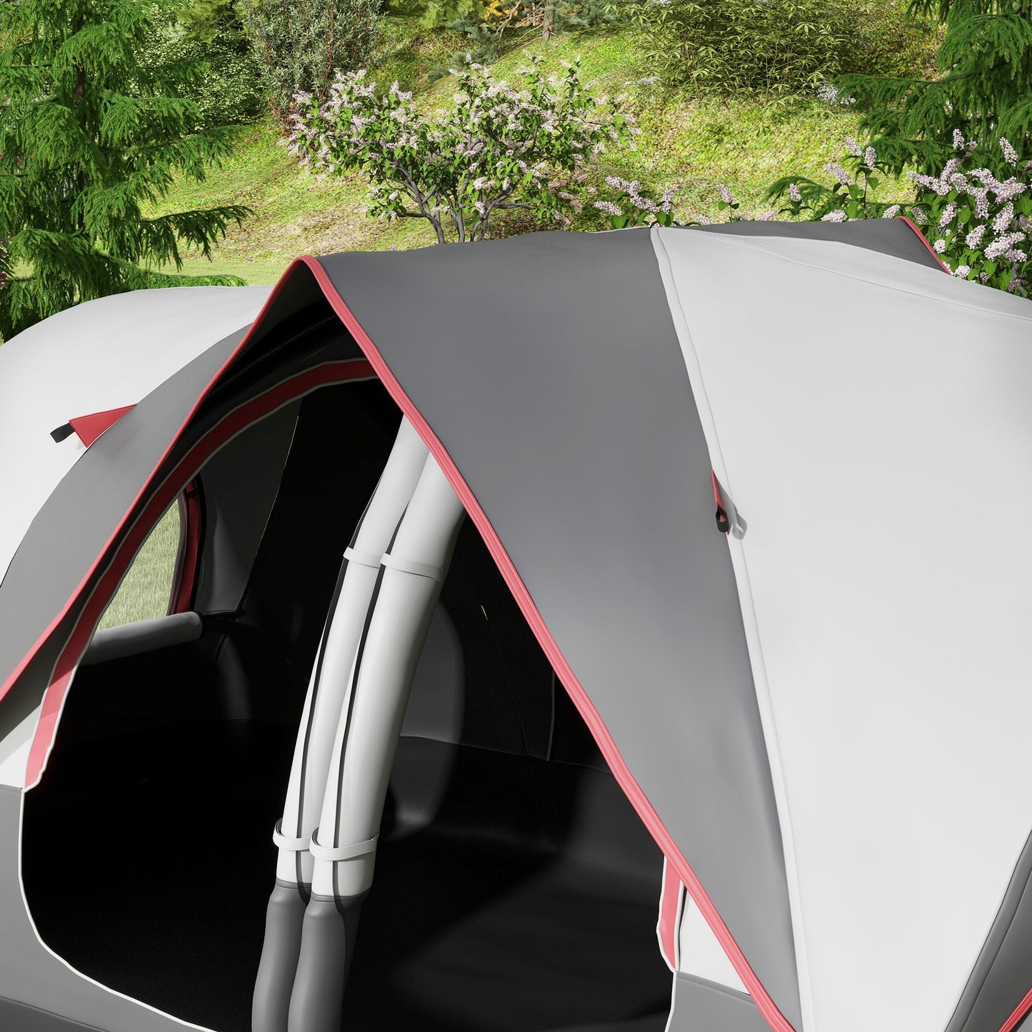 Camping Tent for 6-8 Man with 2000mm Waterproof Rainfly