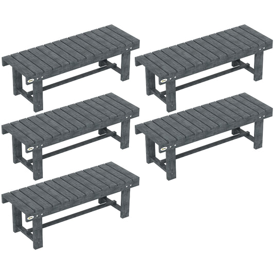 2-Seater Garden Wooden Bench (2)