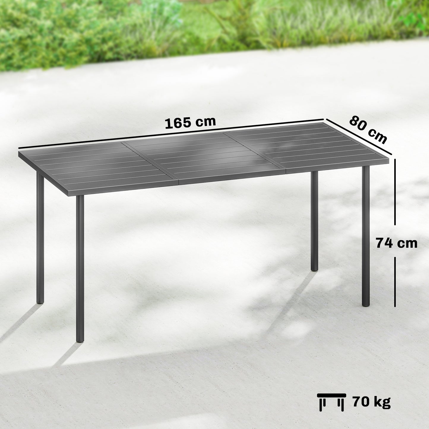 Garden Dining Table for 6 Person