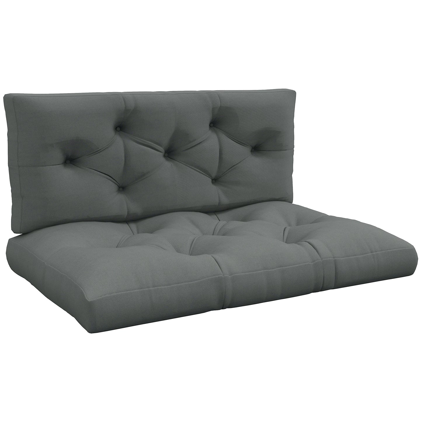 Seat and Back Padded Pallet Cushion Set