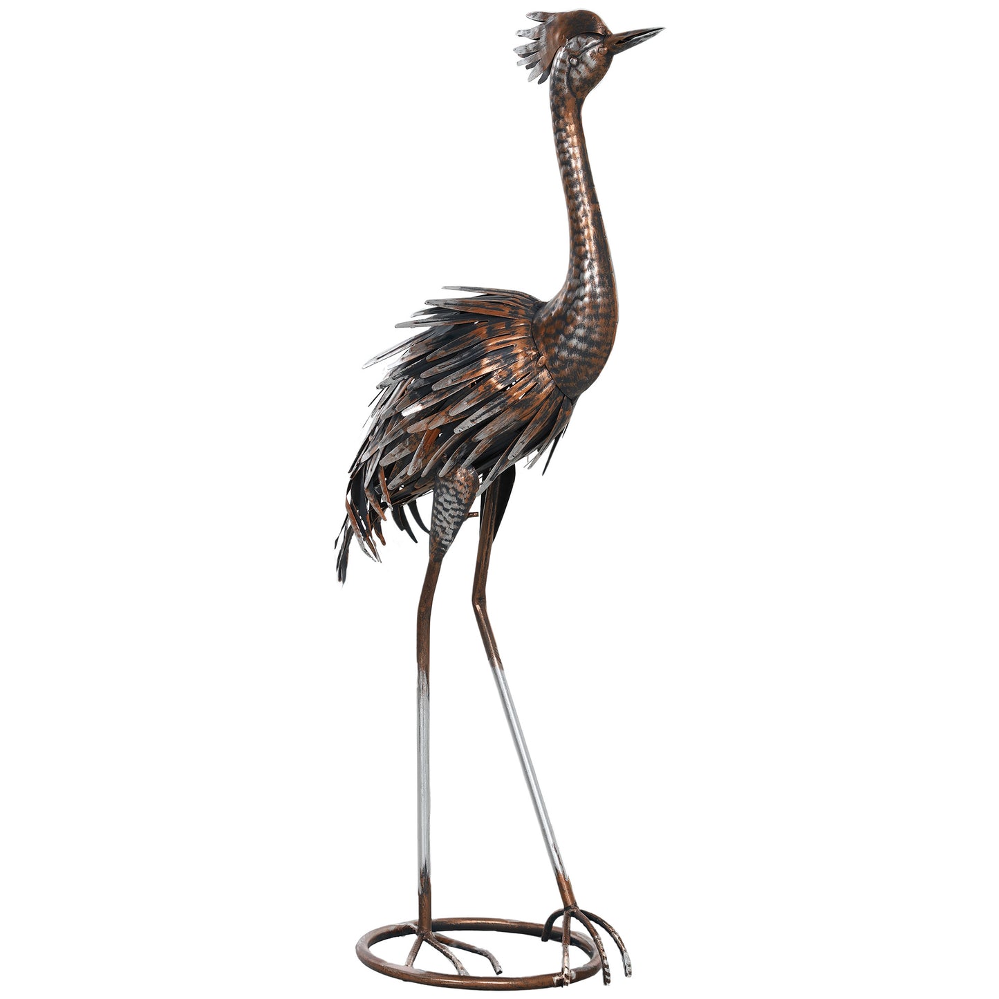 Heron Garden Statue, Standing Garden Ornament