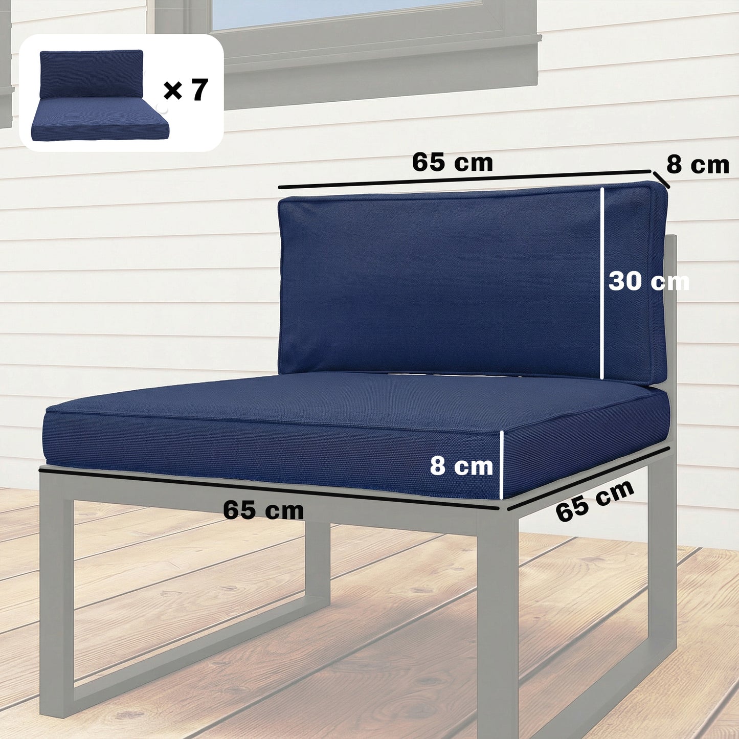 14-piece Dining Set Cushions