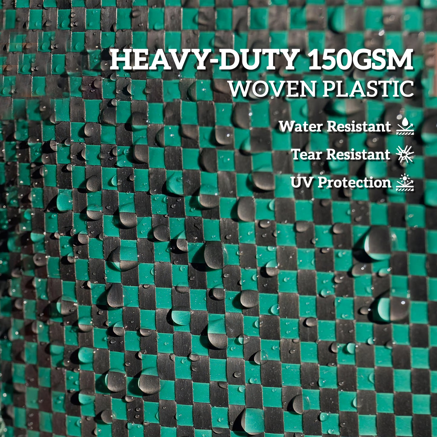 Garden Waste Bags, 272L x 3 Heavy Duty Garden Bags