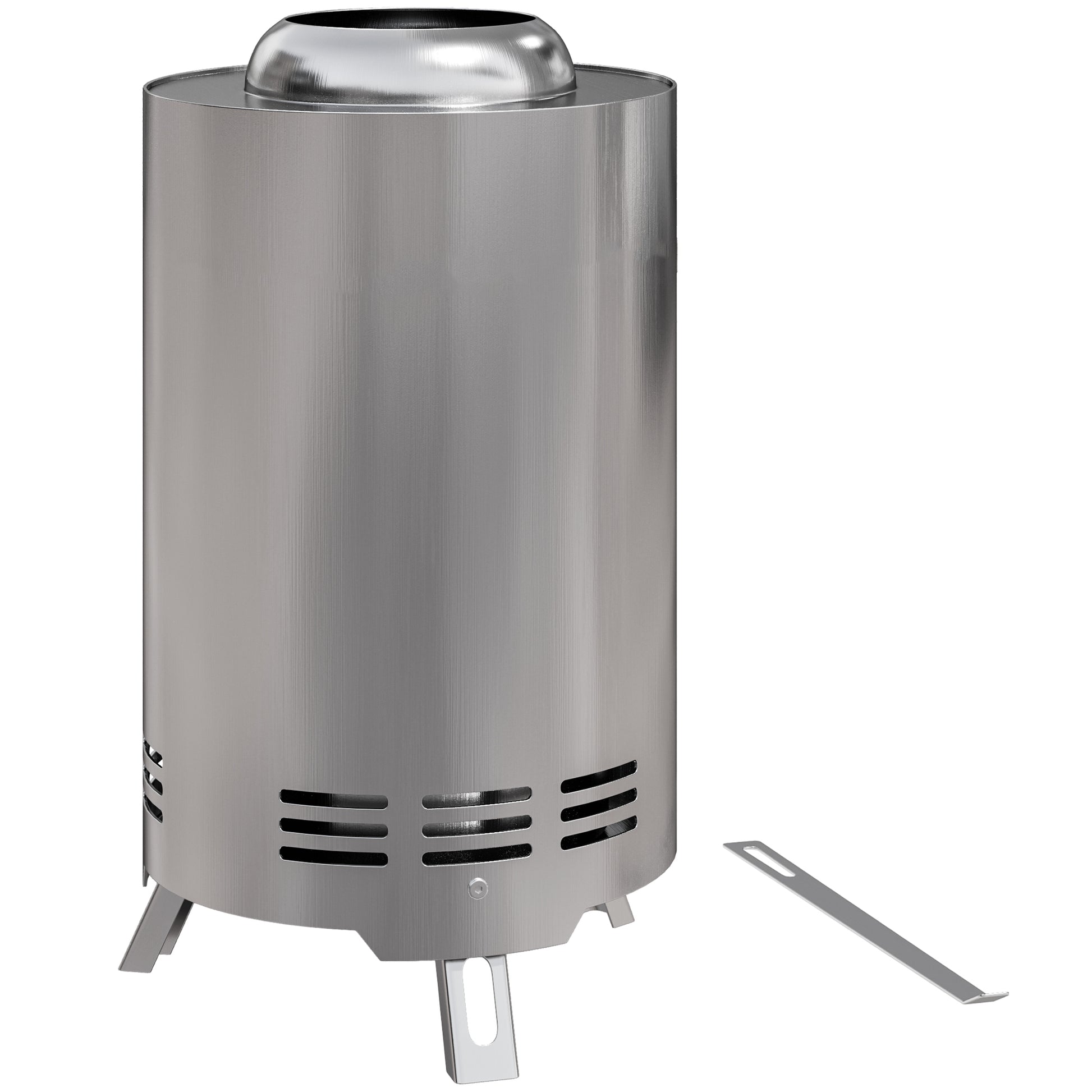 Smokeless Fire Pit, 16 x 16 cm Stainless Steel Portable Wood