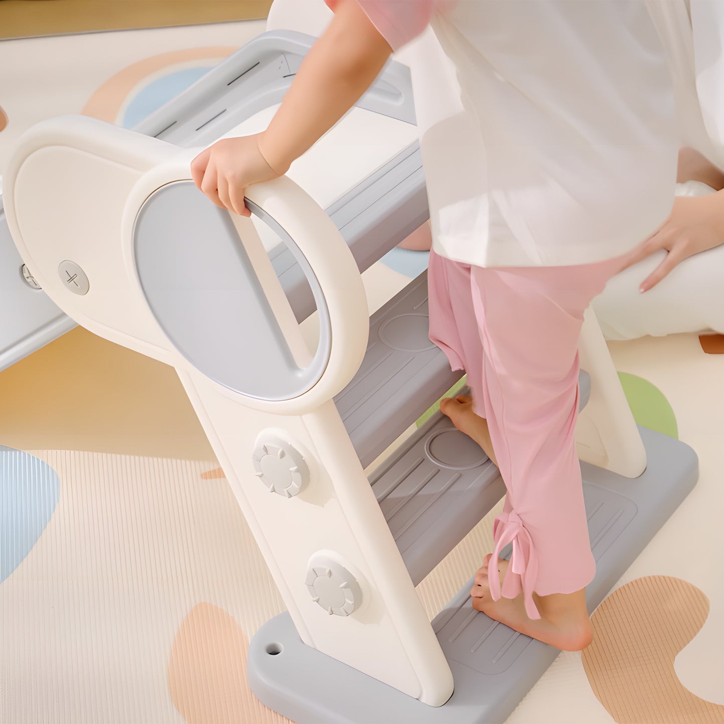 Foldable Kids Slide, Freestanding Baby Slide, for Ages 1.5-3 Years