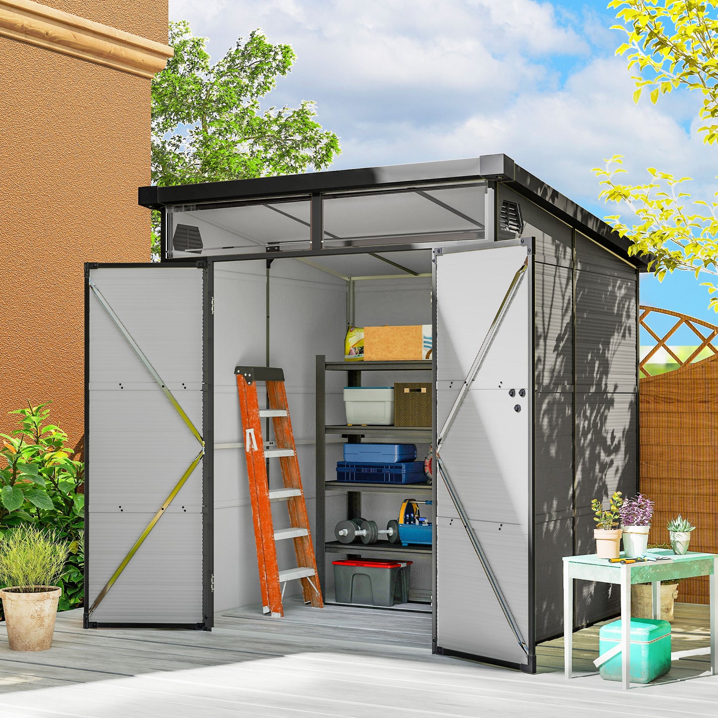 6 x 6ft Outdoor Storage Shed