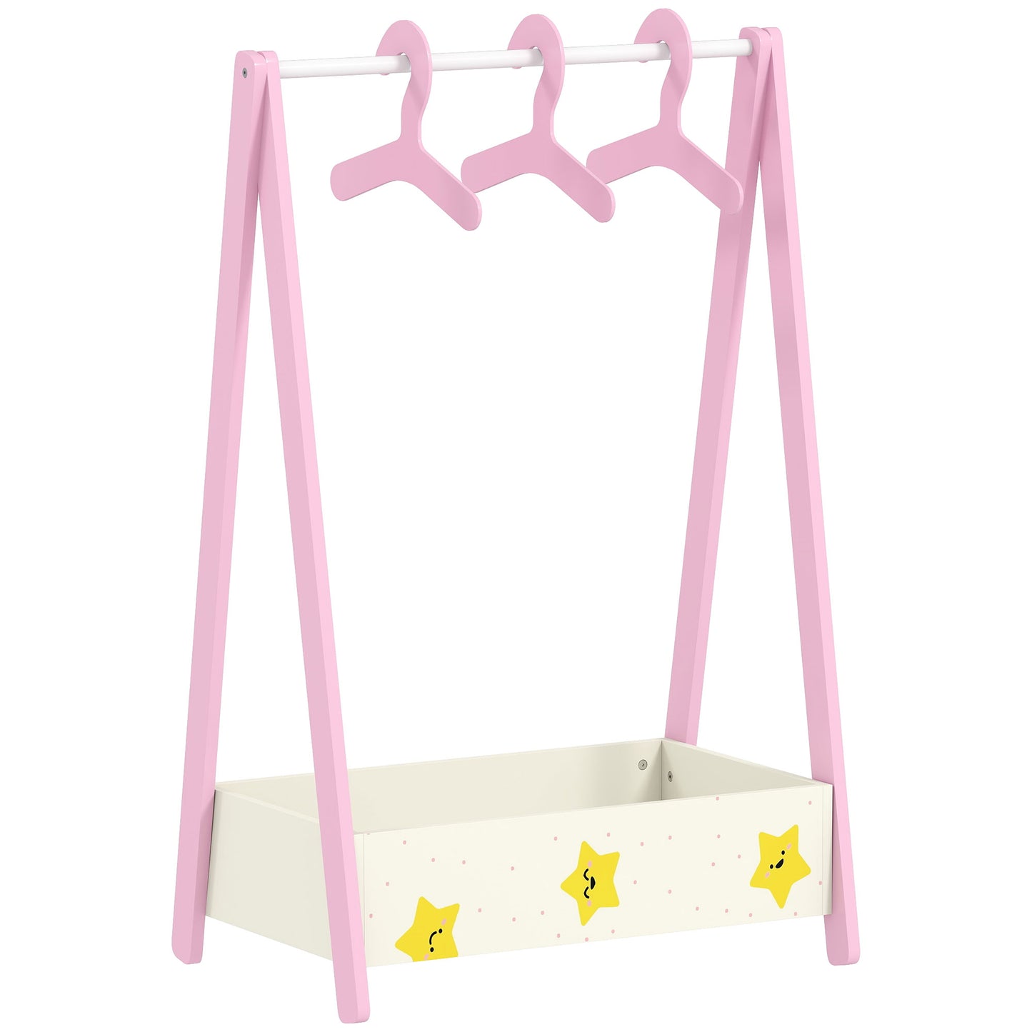 Baby Clothing Rack with Hangers, Storage Shelf for Bedroom