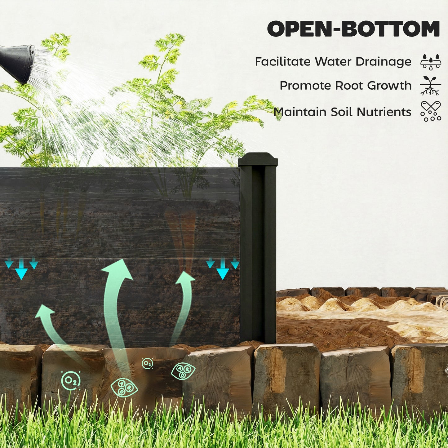 Vinyl Raised Garden Bed Kit (1)