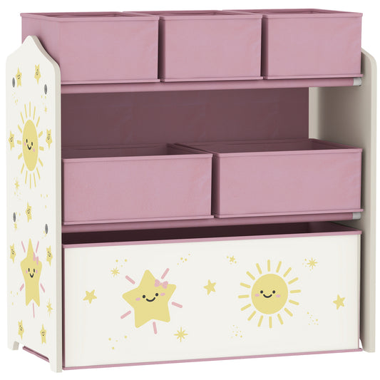 Kids Toy Storage Units, 3-Tier Toy Organiser Shelf