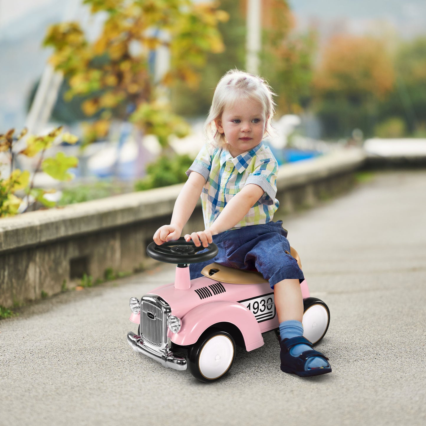 Foot to Floor Slider for Toddlers with Under-Seat Storage