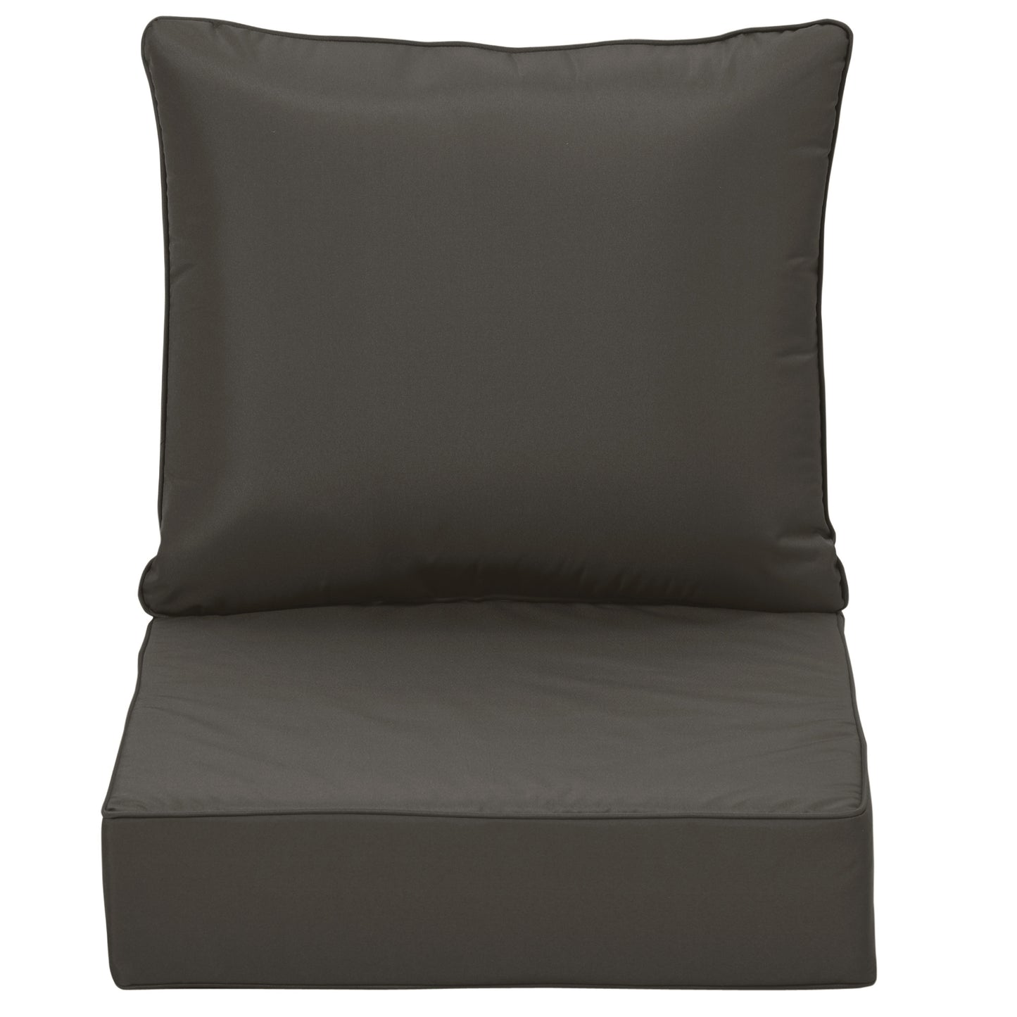 Outdoor Seat and Back Cushion Set Patio Deep Seating Chair