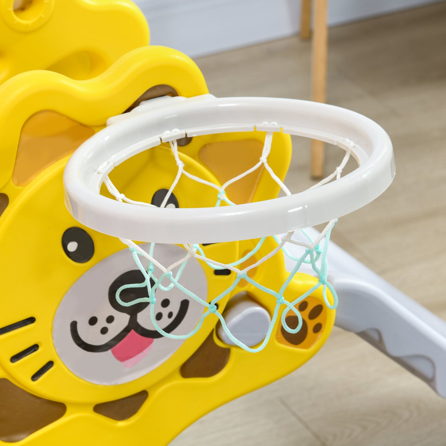 Baby Slide with Basketball Hoop, Climber