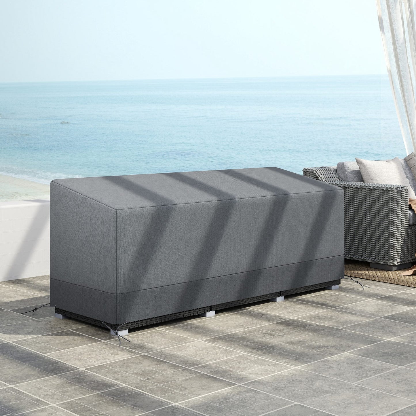 Rectangular Patio Garden Furniture Cover Waterproof
