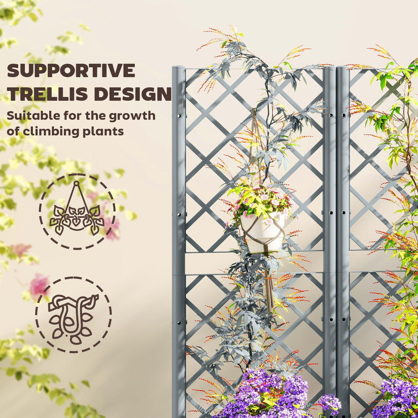 Raised Garden Bed with Trellis (4)