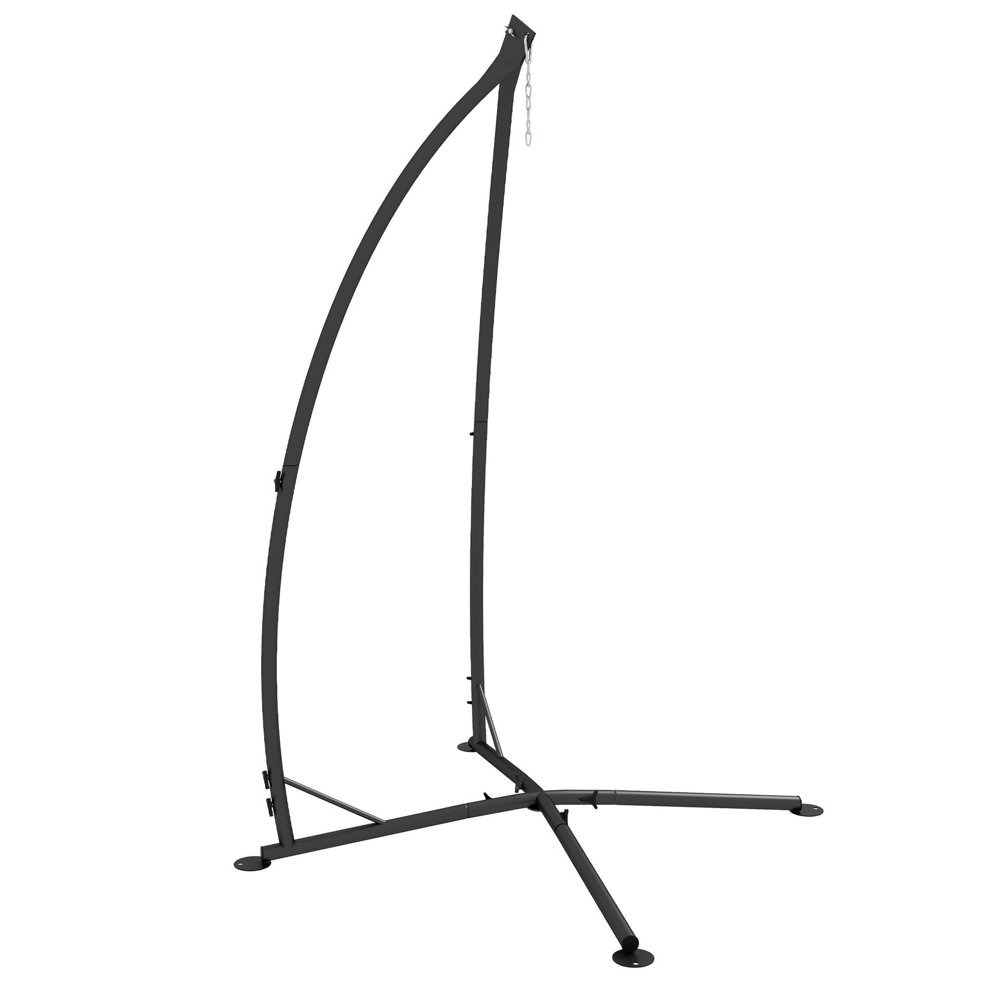 Hammock Chair Stand, Hanging Heavy Duty Metal Frame Hammock Stand (2)