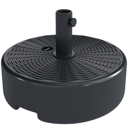 Patio Umbrella Base 22kg Sand Filled Garden Parasol Stand forfor