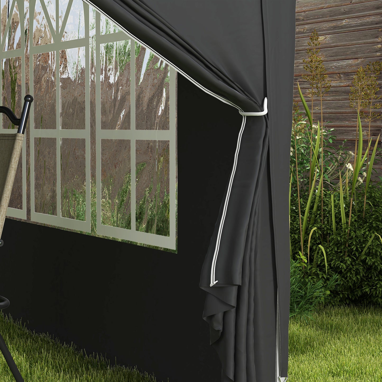 3 x 3 m Garden Pop Up Gazebo, Wedding Party Tent Marquee