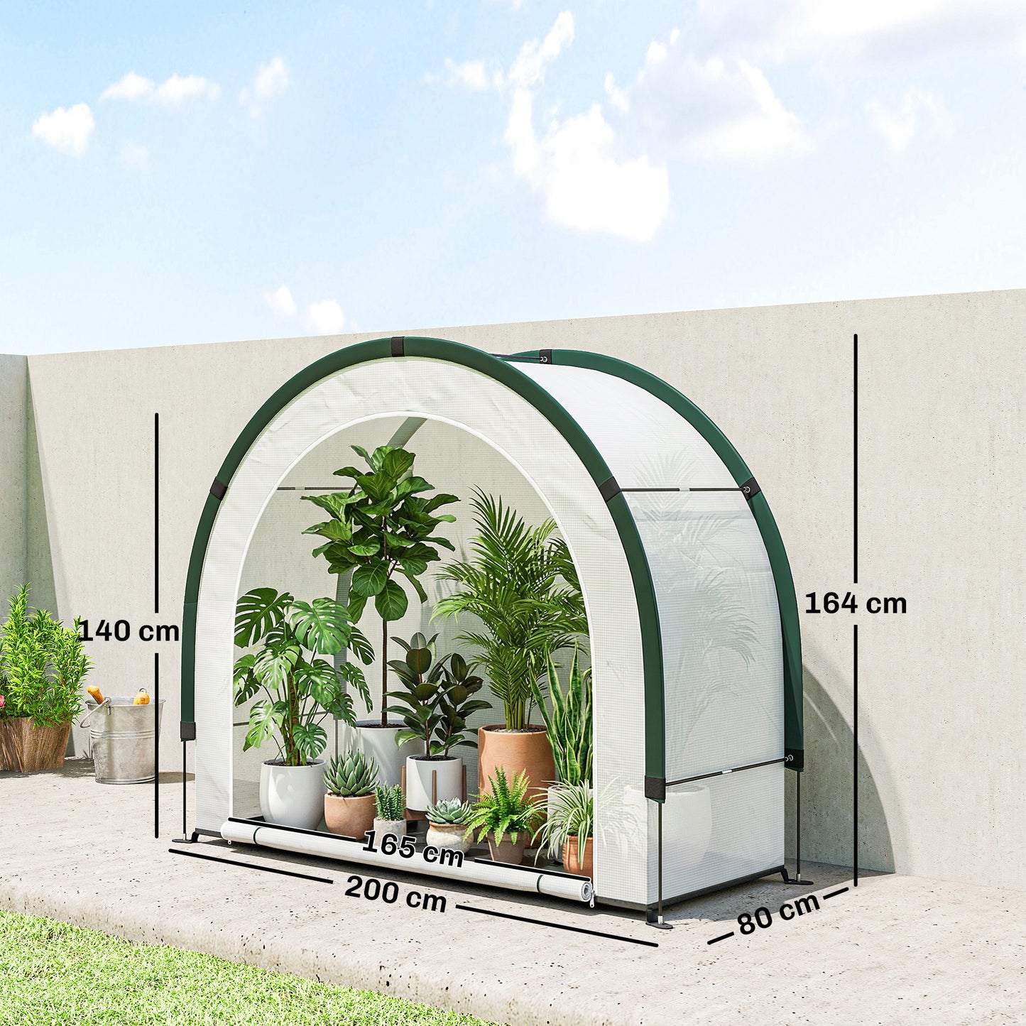 Foldable Small Greenhouse, Portable Green House Mini Greenhouse