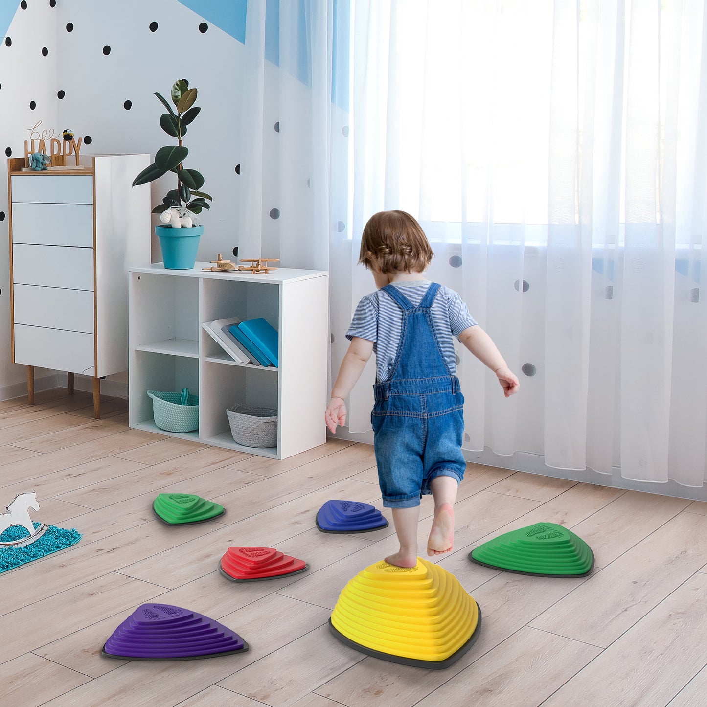 6-Piece Stepping Stones for Kids