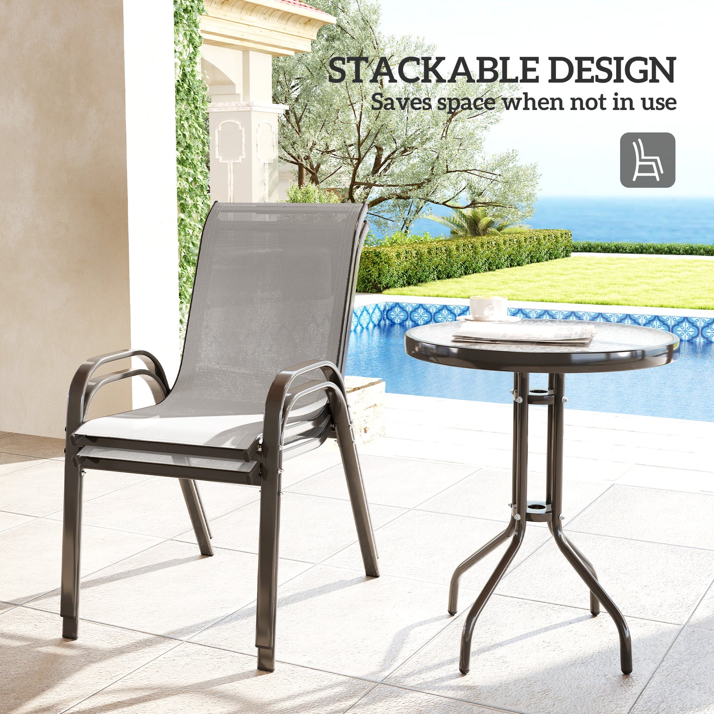Three-Piece Outdoor Garden Set