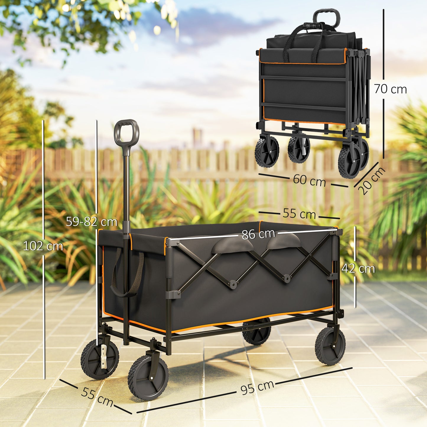 160L Festival Trolley on Wheels