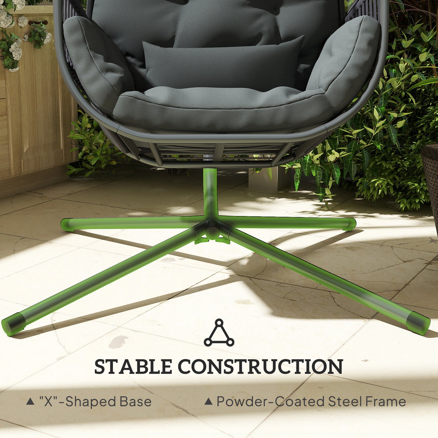 Hanging Egg Chair, with Cushion