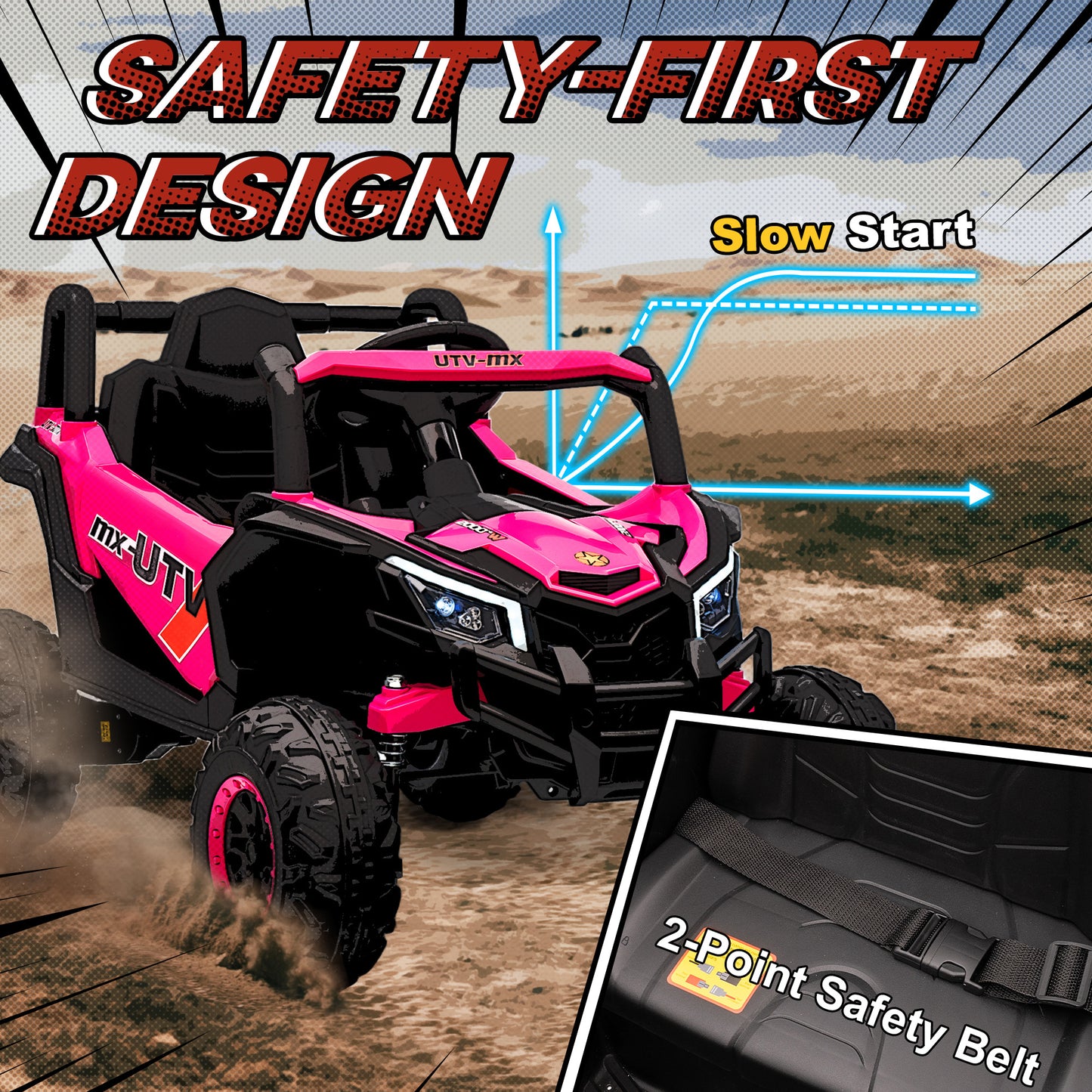 12V Kids Ride On Car with Remote Control