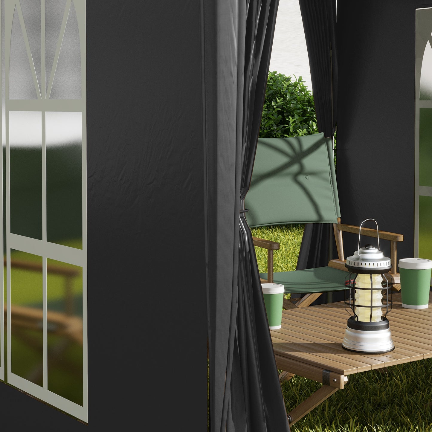 2 x 2 m Garden Pop Up Gazebo, Wedding Party Tent Marquee
