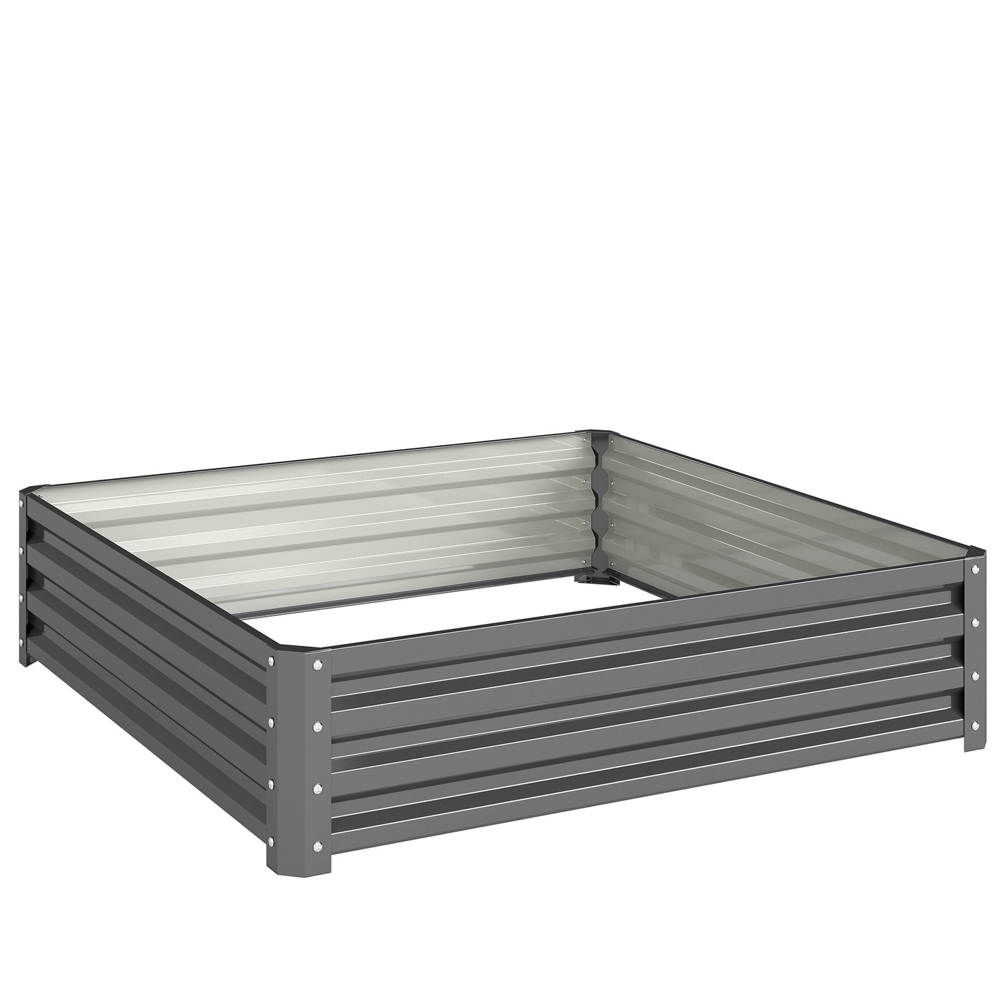 432L Square Raised Garden Bed Box Steel Frame for Vegetables