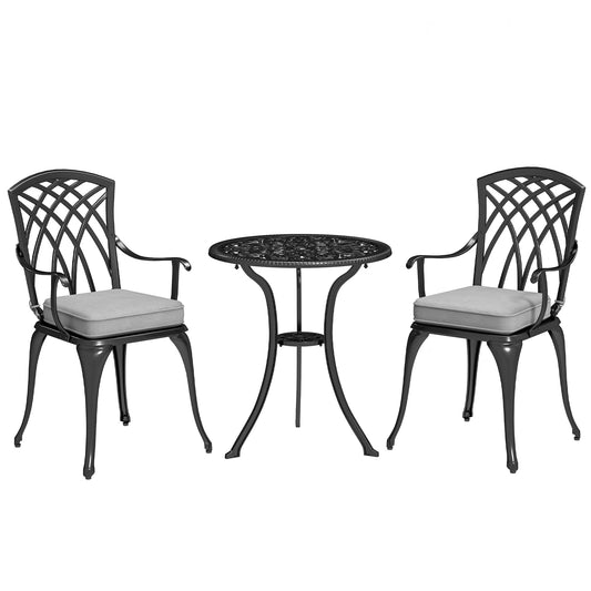 Three-Piece Cast Aluminium Bistro Set