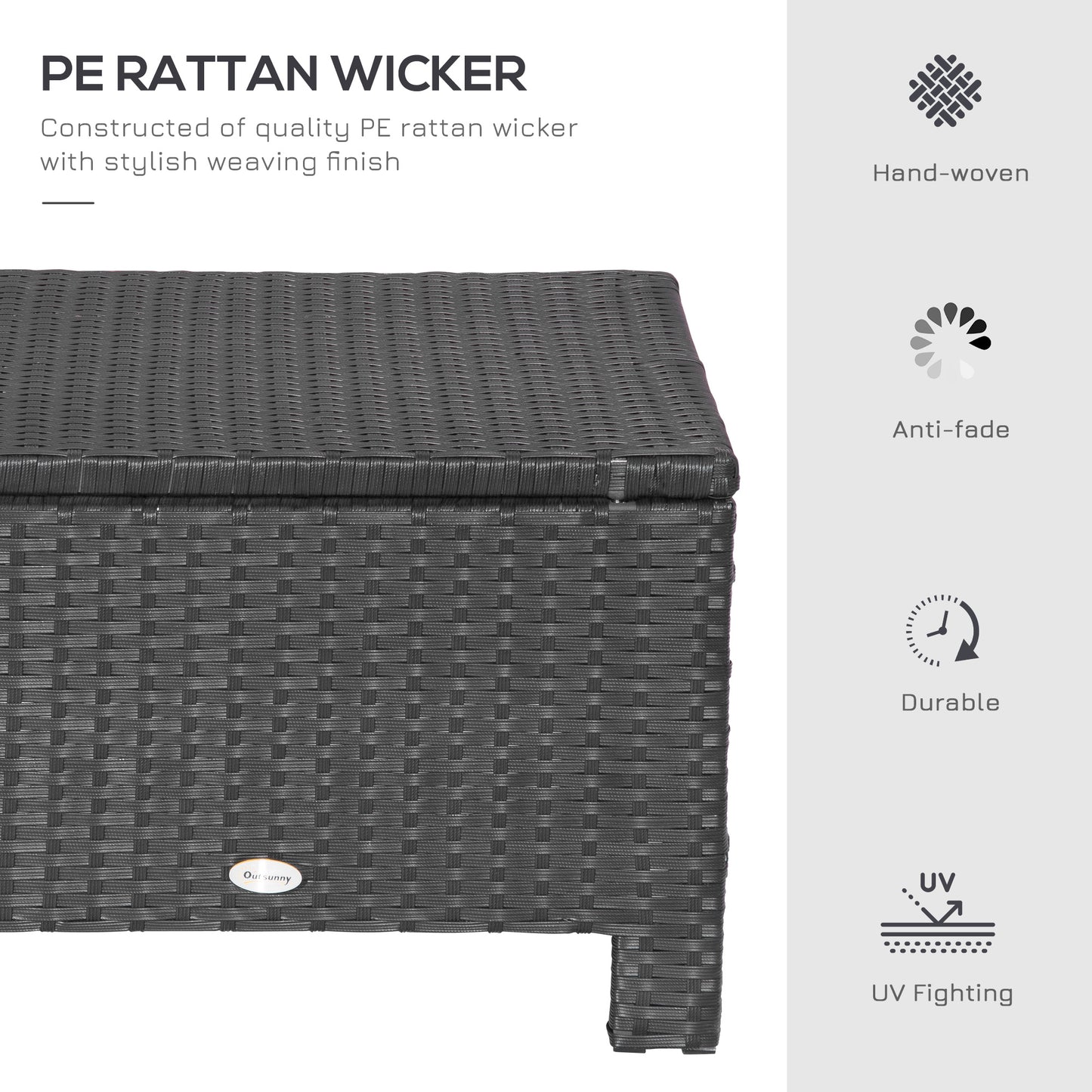 Rattan Footstool Wicker Ottoman