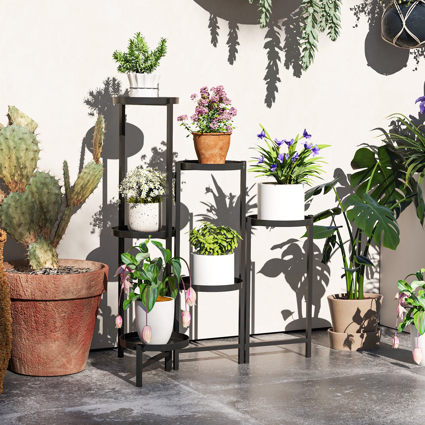 3 Tier Plant Stand Indoor Outdoor (1)