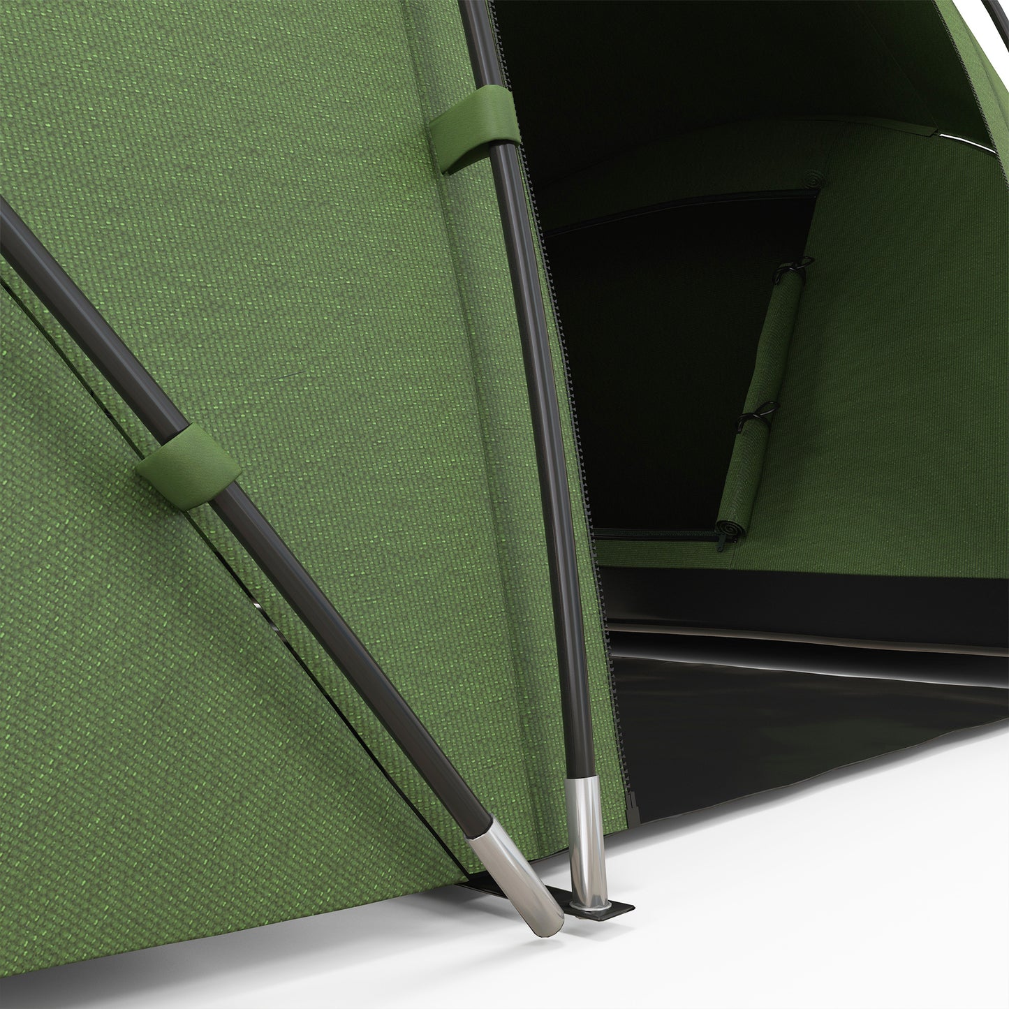 4-6 Man Camping Tent with Living Area and 2 Bedrooms
