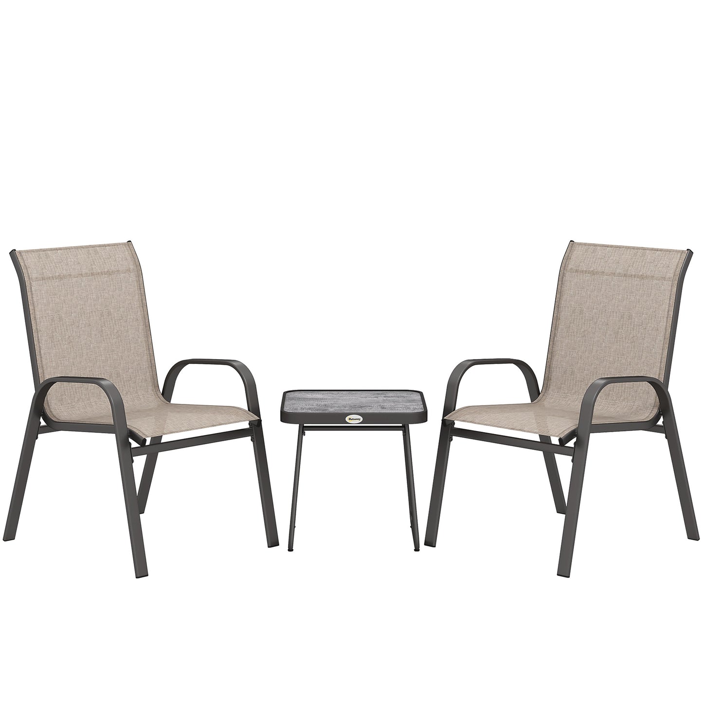 3 Pieces Outdoor Bistro Set