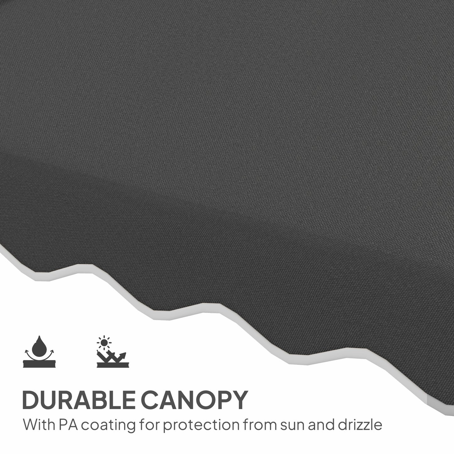 2.5m Cantilever Parasol with Easy Lever