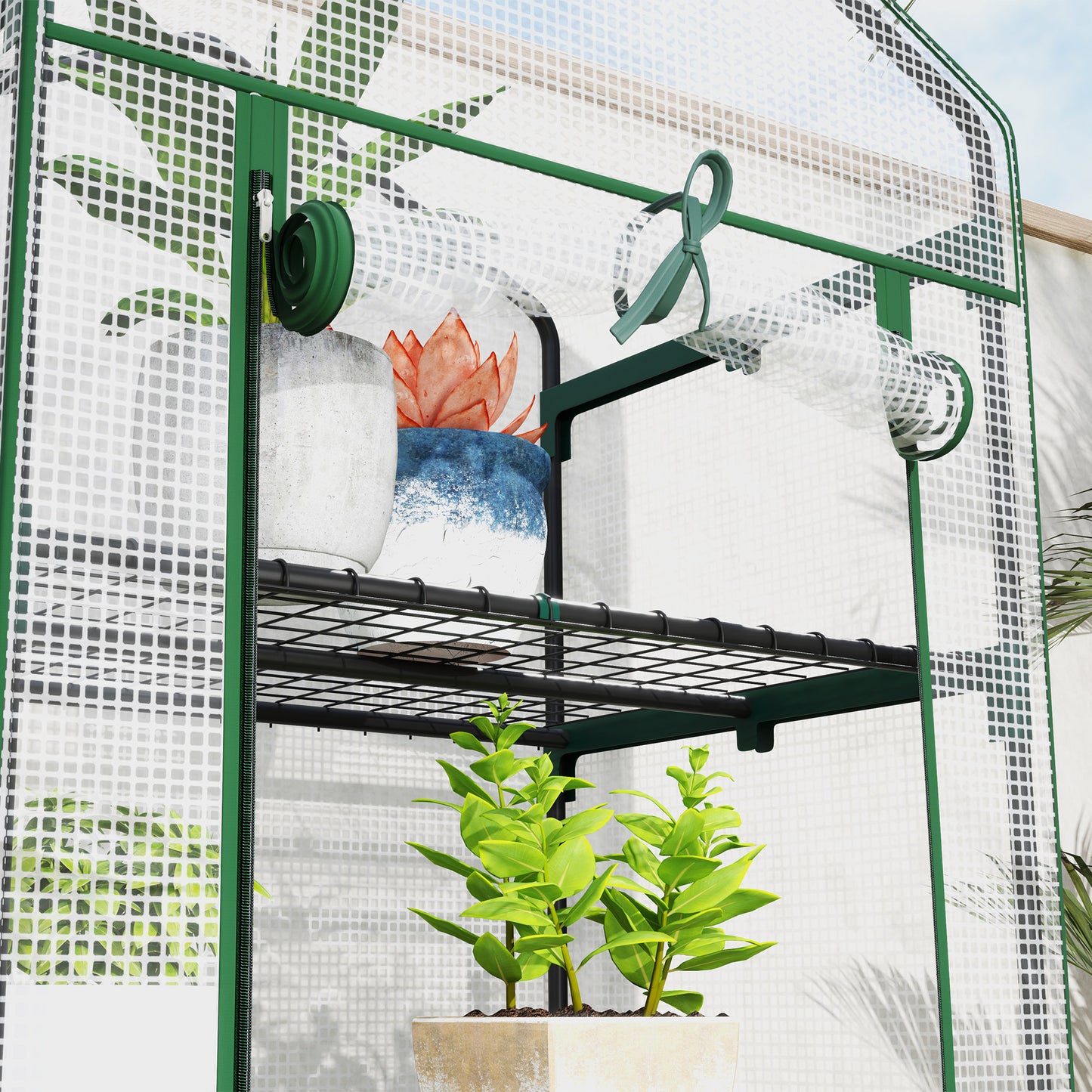 193cm Five Shelf Mini Greenhouse