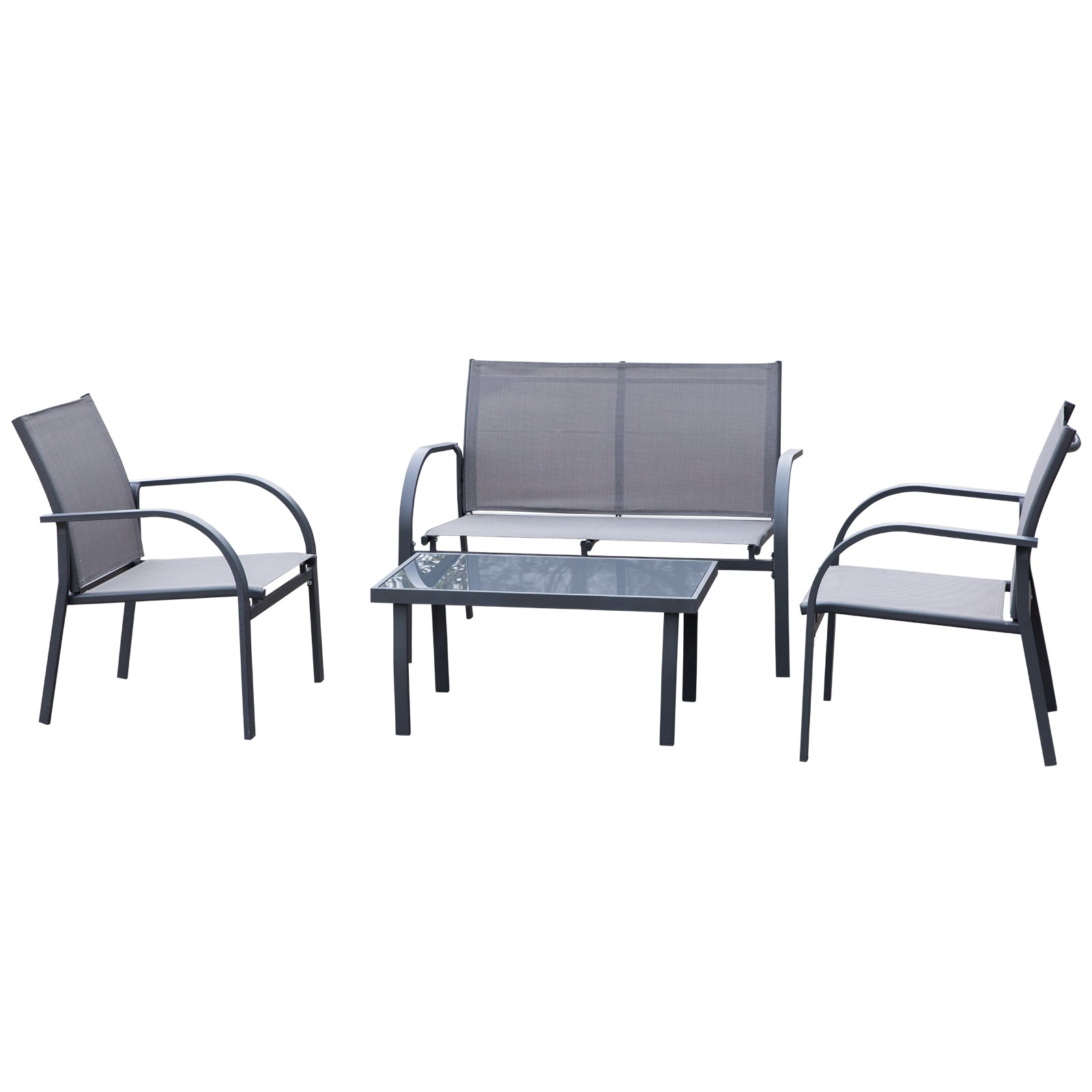 Four-Piece Minimal Garden Patio Set