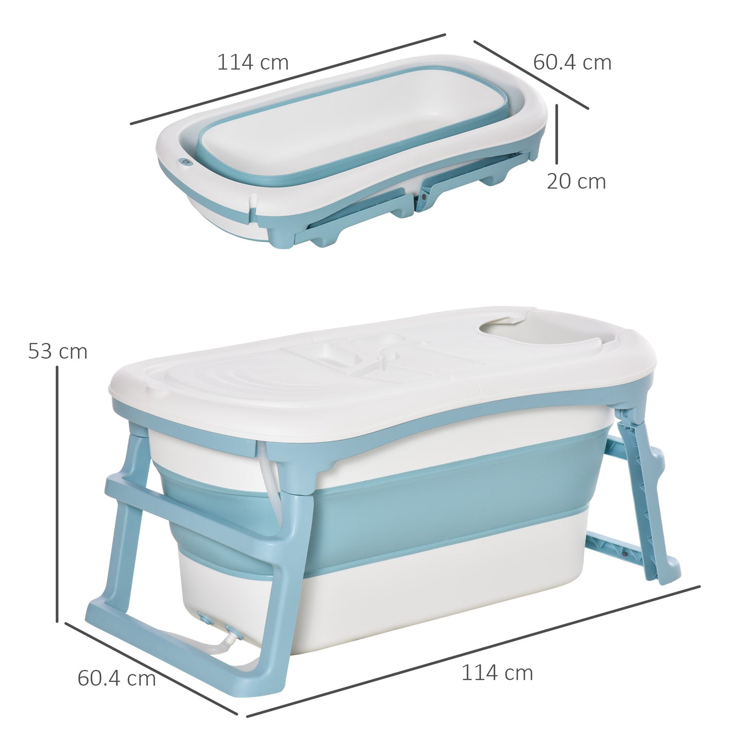Foldable Bathtub Kids Bath Tub