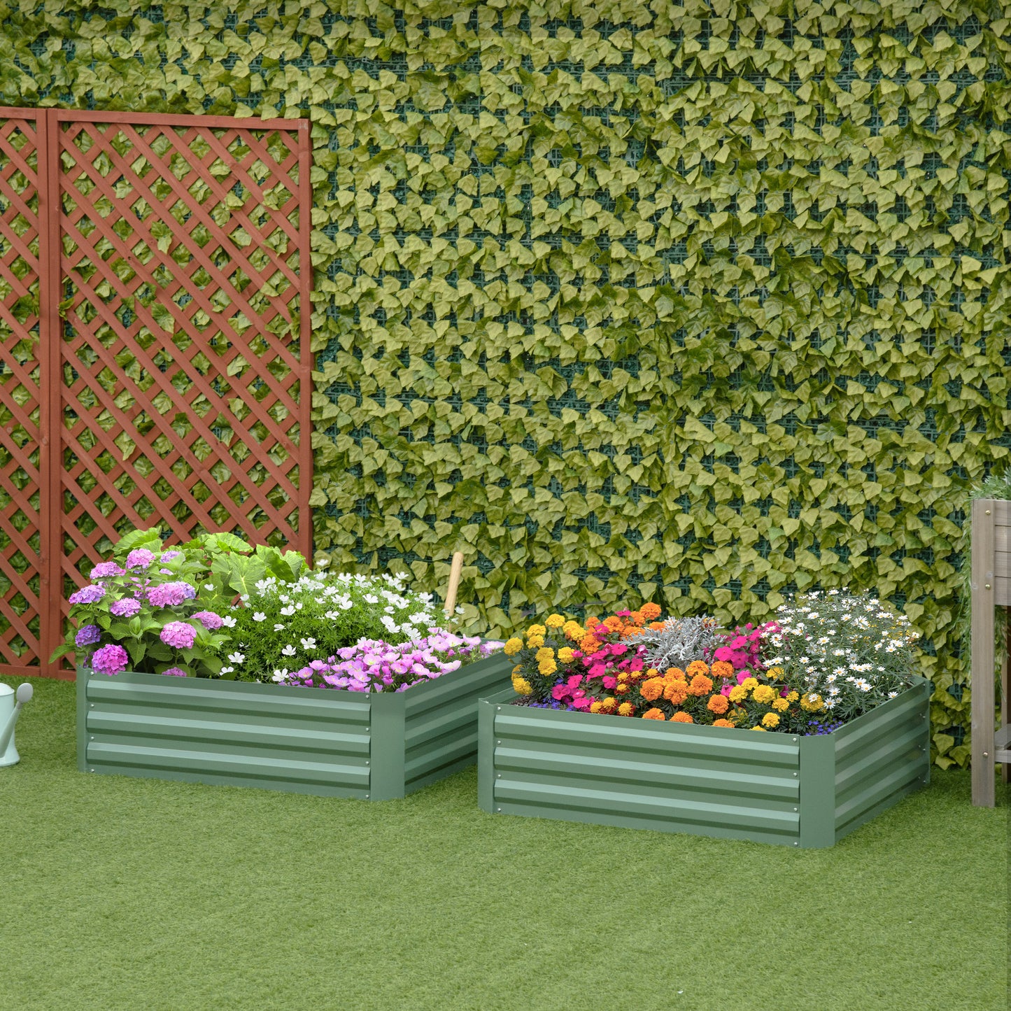 Set of 2 291L Raised Garden Bed