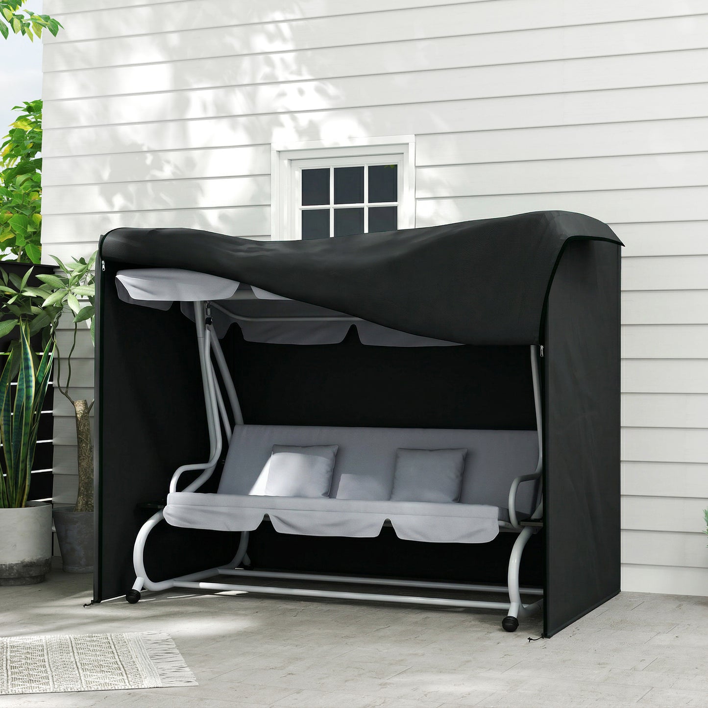 220 x 125cm Three-Seater Swing Chair Protective Cover