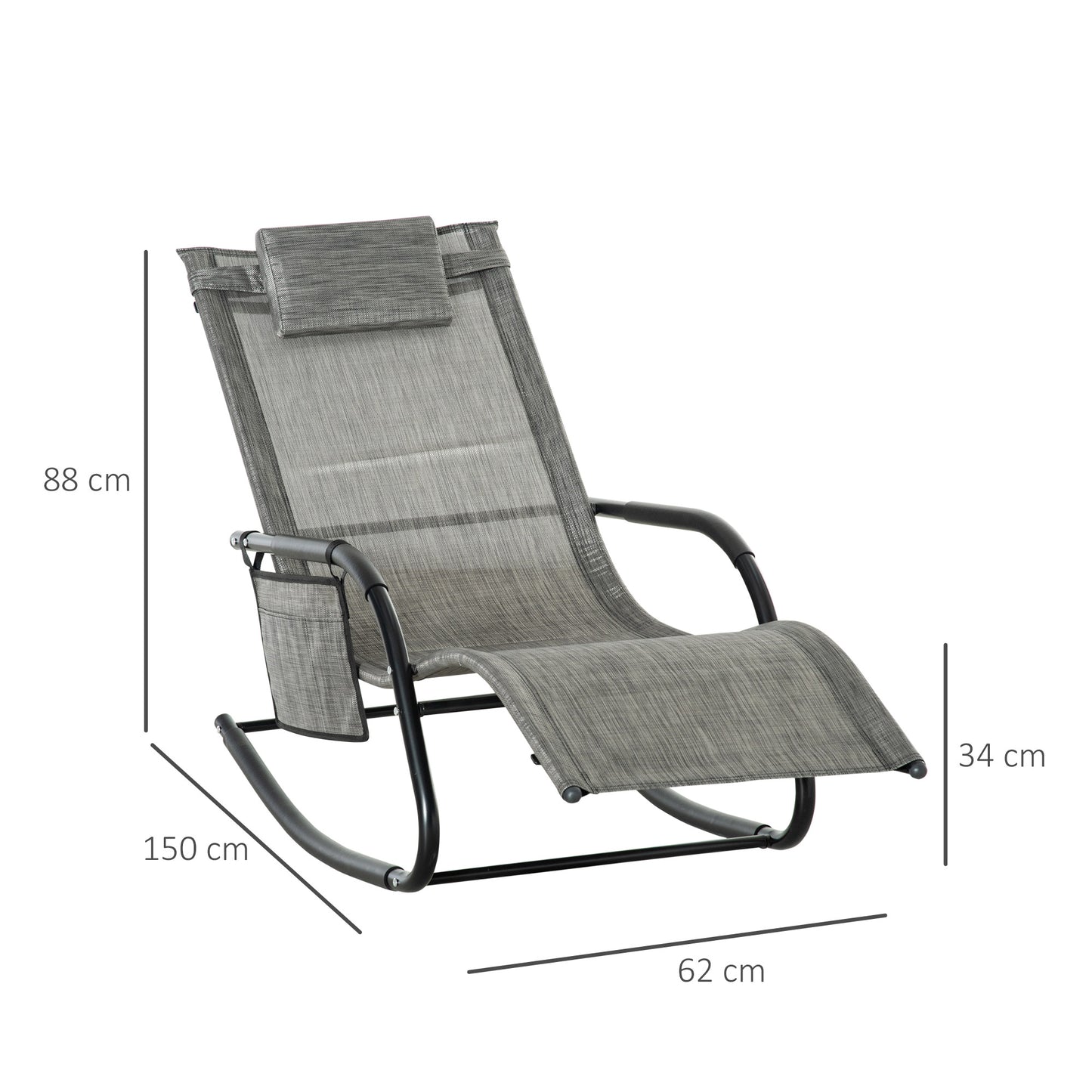 Outdoor Garden Rocking Chair
