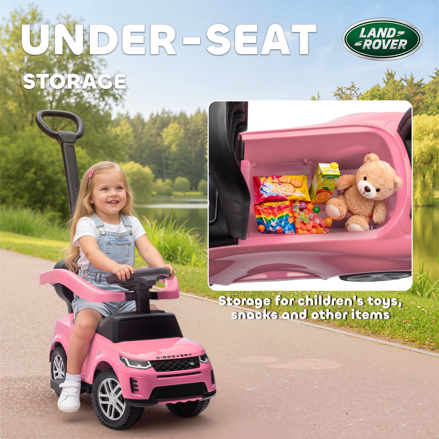 Land Rover Discovery Licensed Baby Push Car