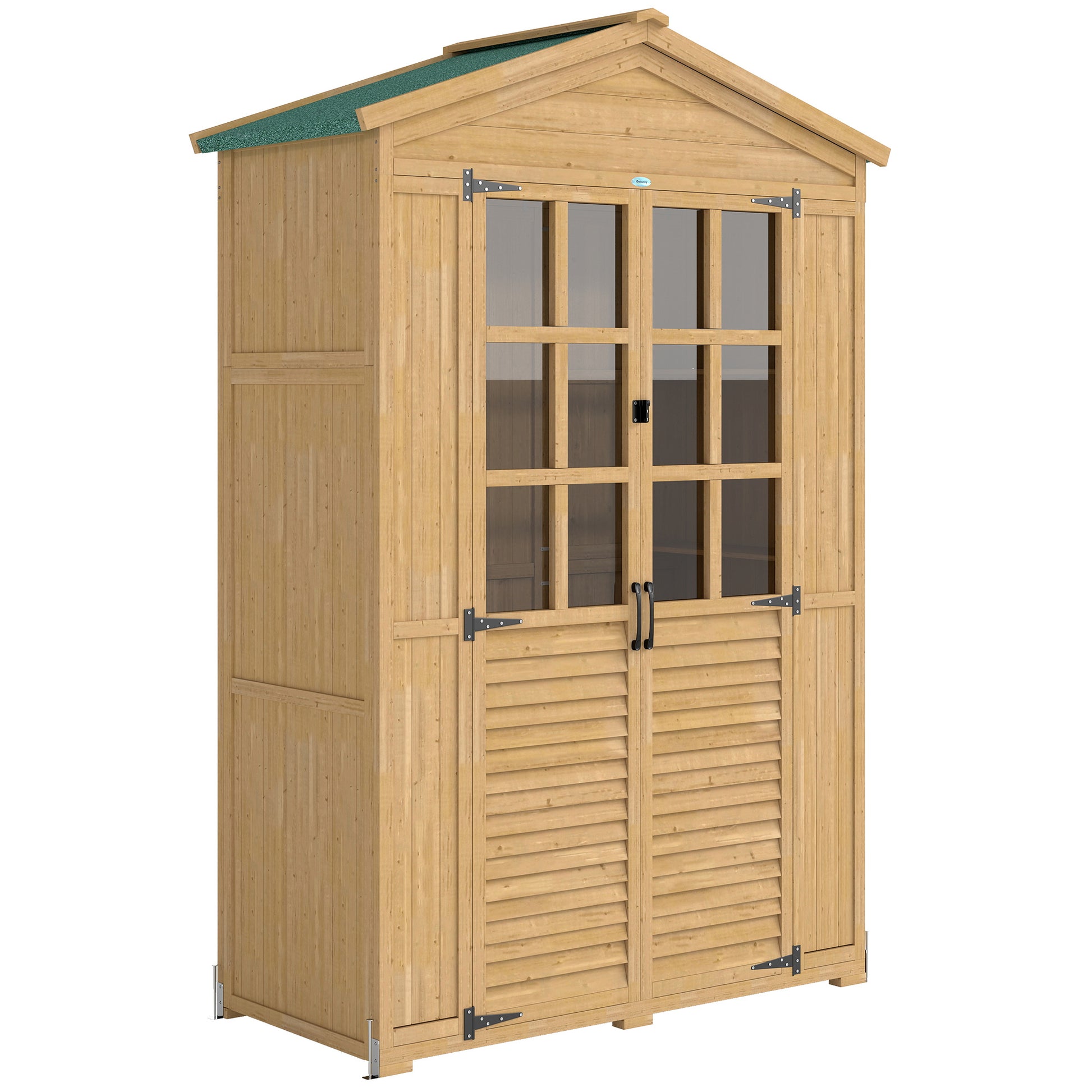 Outdoor Wooden Storage Cabinet