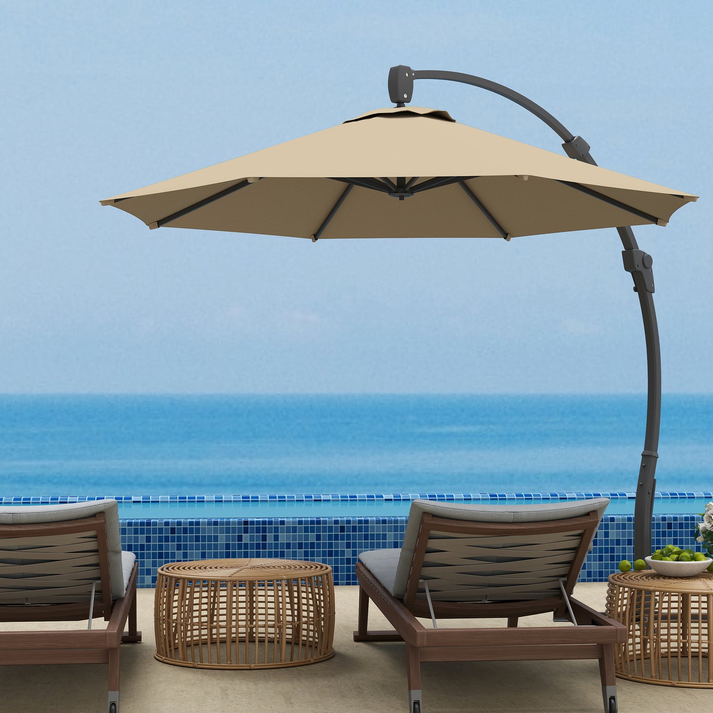 3(m) Garden Cantilever Parasol