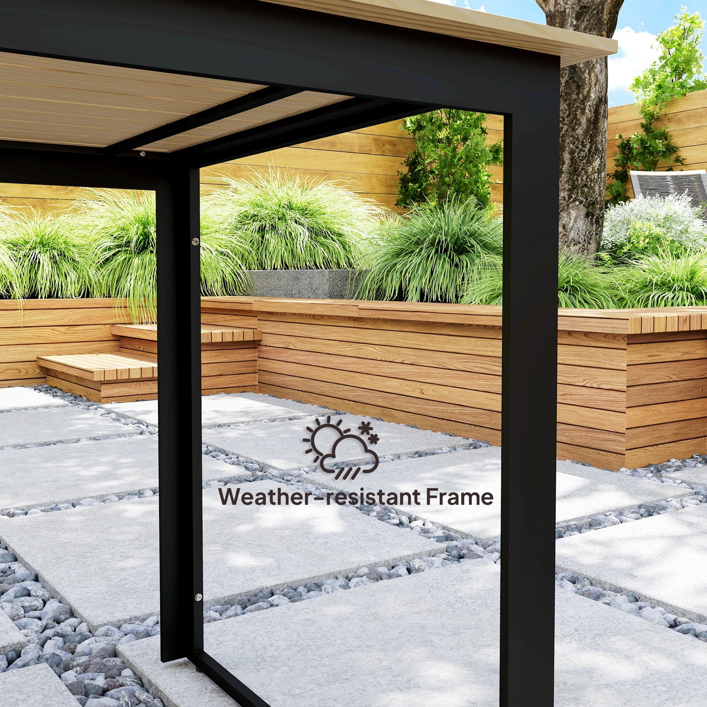 Garden Table for 6 People, 175 x 78 x 75 cm Rectangle Outdoor